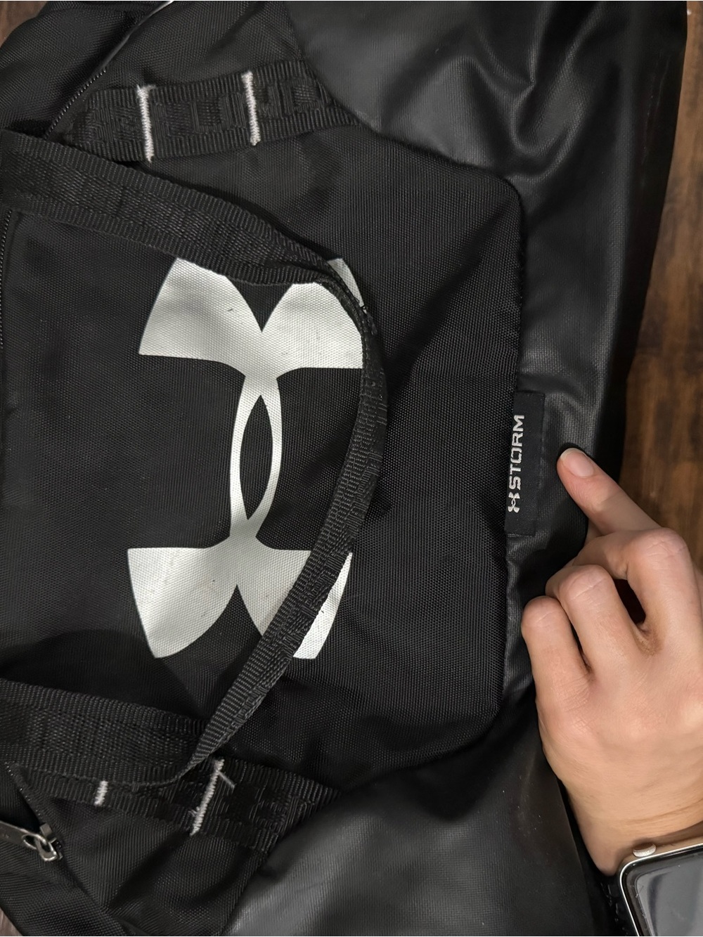 Under Armour Black Travel Duffel - Picture 2 of 7